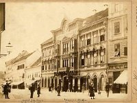 Svratište 'K caru austrijanskom' 1867. godine, autor razglednice Sofija Hering